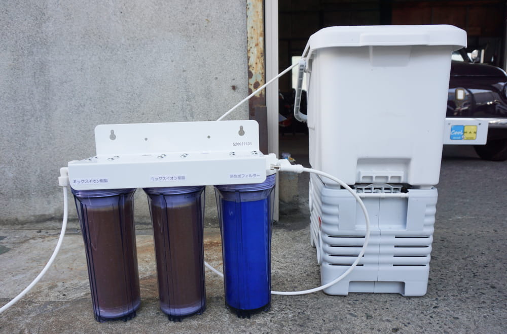 洗車用純水機の写真